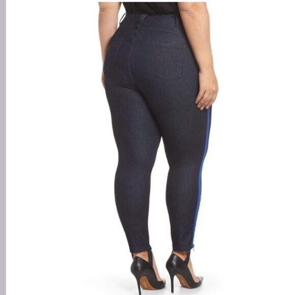 YSJ Skinny Stirrup Queen Ankle Jeans - Picture 2 of 11